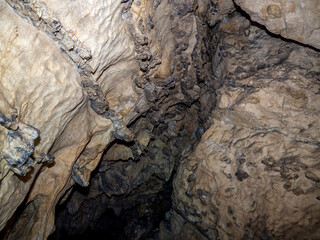 Cave interior, comarnic cave, romania, caras-severin county