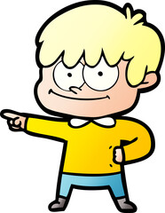 happy cartoon man © lineartestpilot