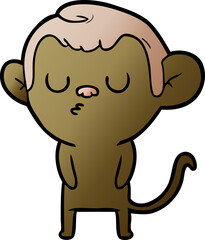 cartoon monkey