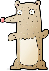funny cartoon bear