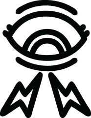 mystic eye icon symbol