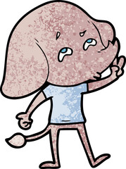 cartoon elephant remembering