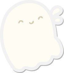 halloween ghost sticker