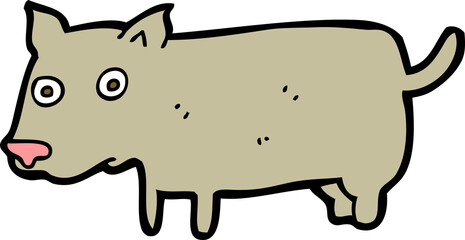 cartoon little dog