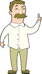 cartoon man with mustache