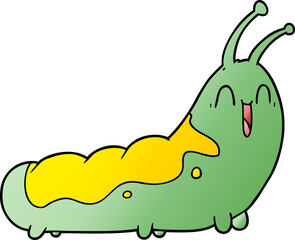 funny cartoon caterpillar