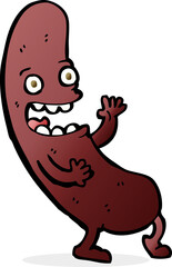 crazy cartoon sausage