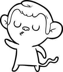 cartoon monkey
