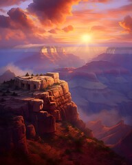 Marvel at the wonders of the Grand Canyon. Generative AI