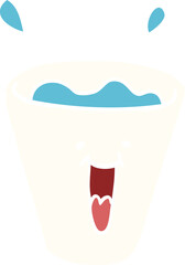 cartoon doodle happy drinks