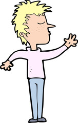 cartoon dismissive man