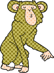 cartoon chimpanzee