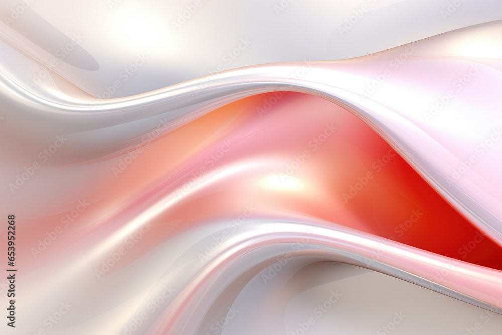 Aufkleber dynamic abstract background featuring a vibrant blend of red and white colors. suitable for modern d