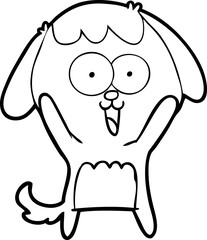 cute cartoon dog