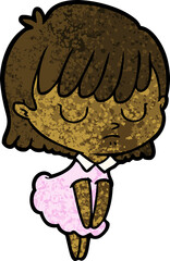 cartoon woman