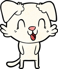 laughing cartoon dog