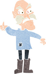 hand drawn cartoon illustration