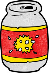 cartoon can of soda