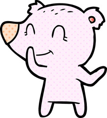 friendly bear cartoon