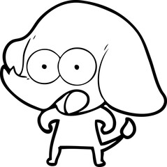 cute cartoon elephant