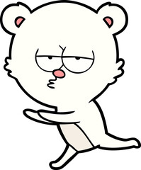 Fototapeta premium polar bear cartoon