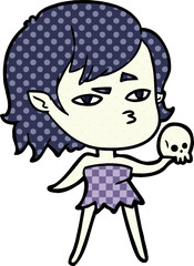 cartoon vampire girl