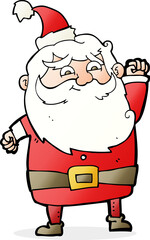 cartoon santa claus