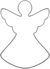angel outline