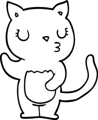 cute cartoon cat