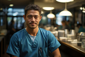 Obraz premium Male nurse on work