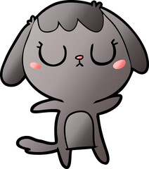 cute cartoon dog