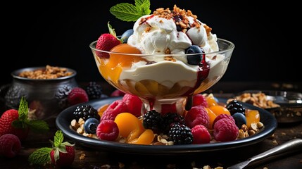 Yoghurt Bark is a delightful frozen treat that combines the creaminess of yoghurt with a variety of toppings. It’s a delicious, nutritious, and protein-rich alternative to traditional desserts.