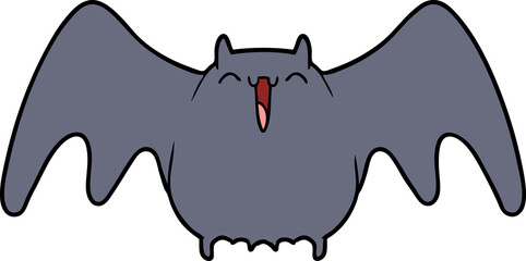 spooky cartoon bat