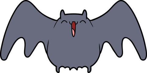 spooky cartoon bat