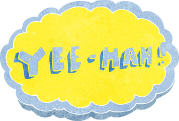 cartoon yeehah symbol