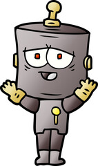 cartoon robot
