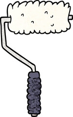 cartoon paint roller
