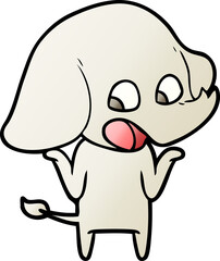 cute cartoon elephant