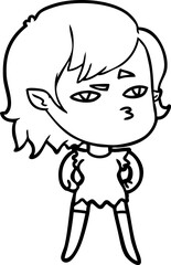 cartoon vampire girl