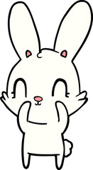 cute cartoon rabbit