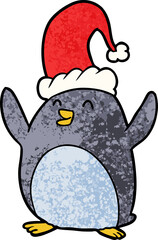 happy christmas penguin