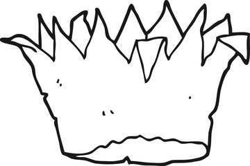 cartoon paper crown