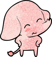 cute cartoon elephant