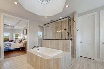 a home bathroom 