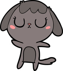 cute cartoon dog