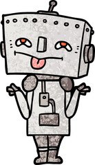 cartoon robot