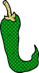 cartoon doodle chilli pepper
