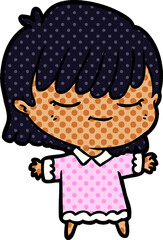 cartoon woman
