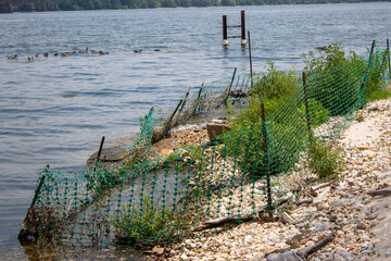 fishing nets on the dock