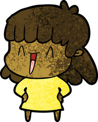 cartoon woman